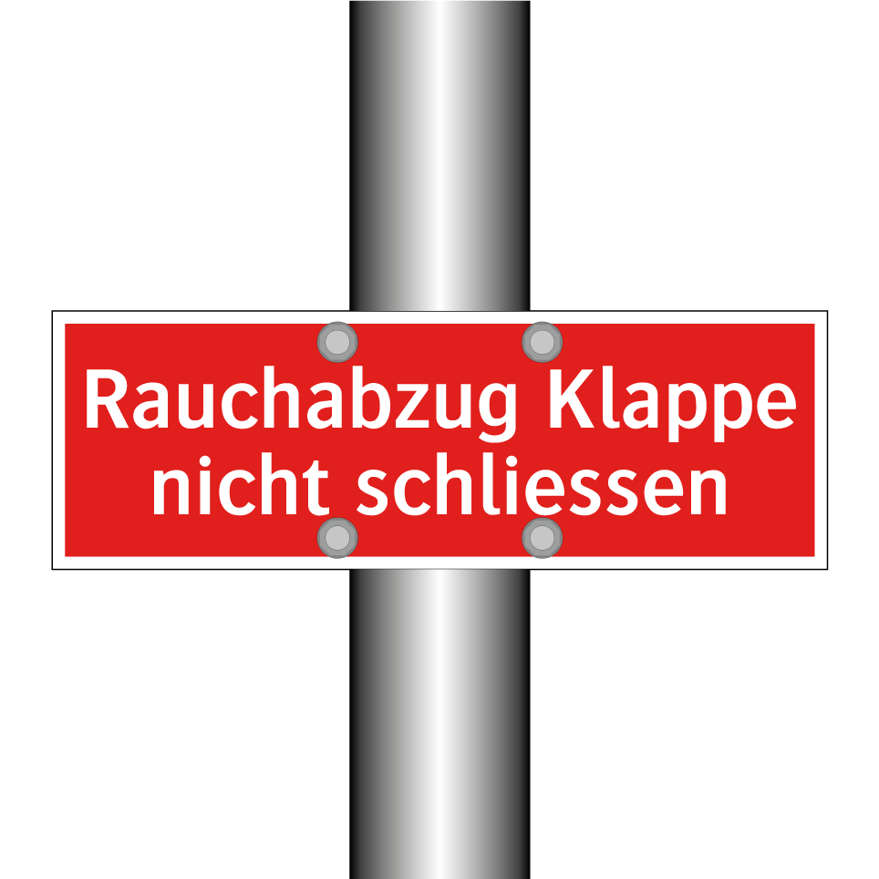 Rauchabzug Klappe nicht schliessen