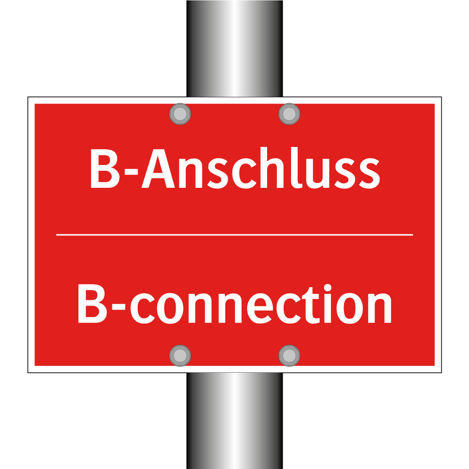 B-Anschluss - B-connection
