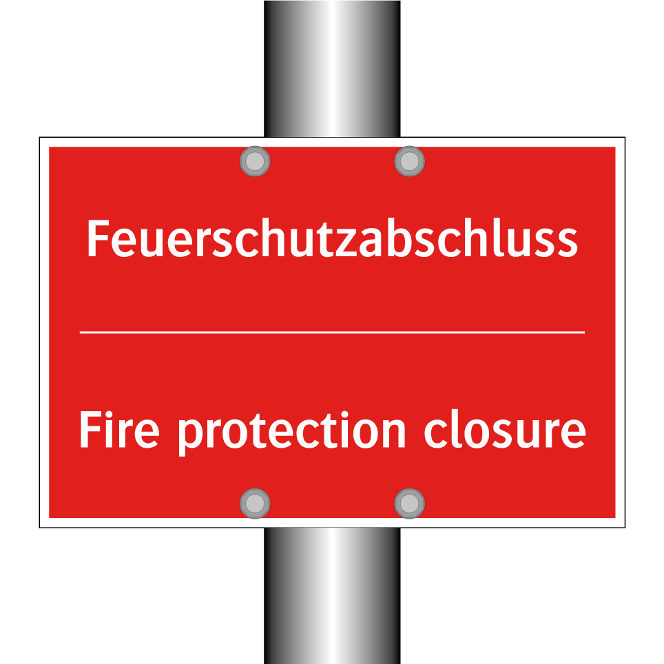 Brandschutzabschluss - Fire protection closure