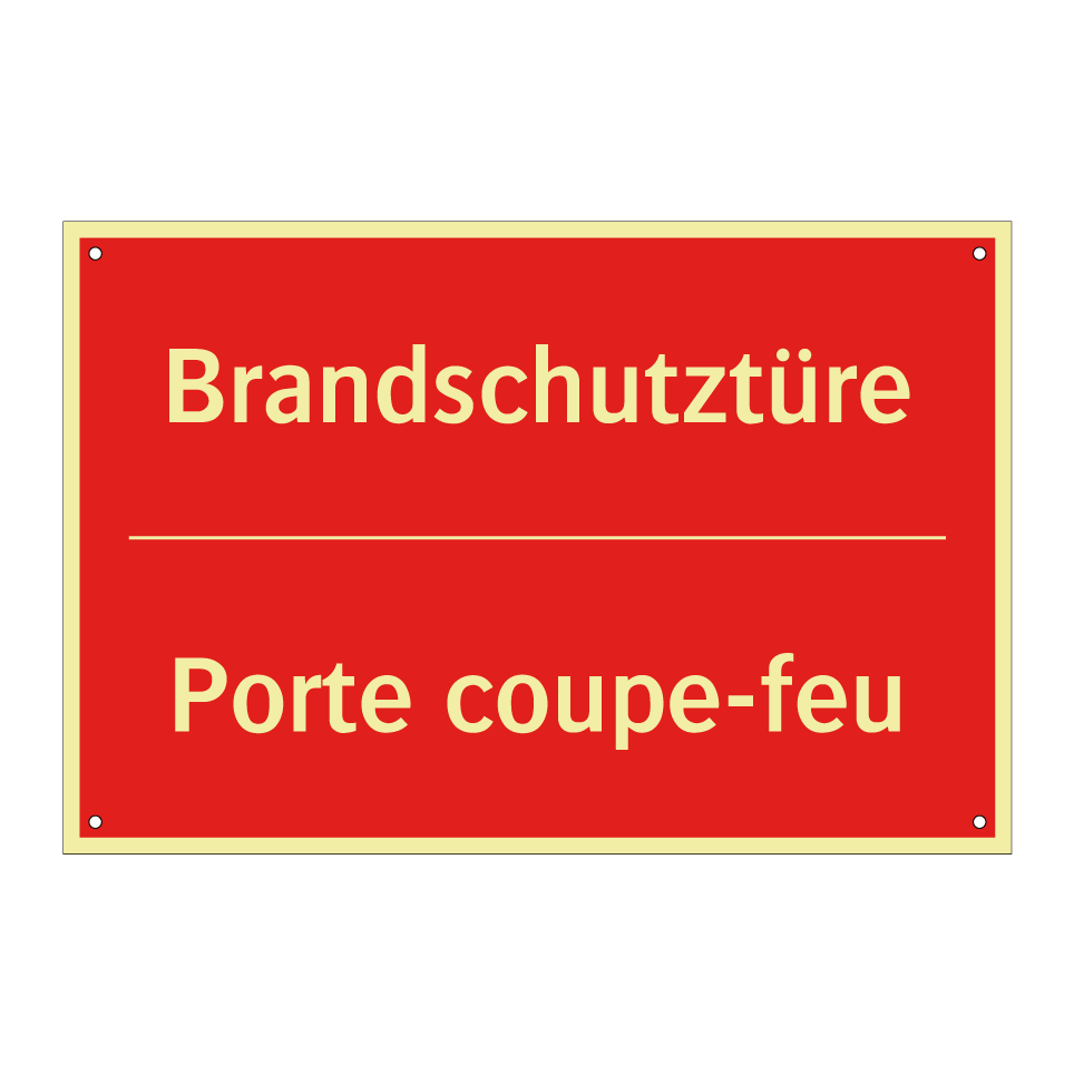 Brandschutztüre - Porte coupe-feu