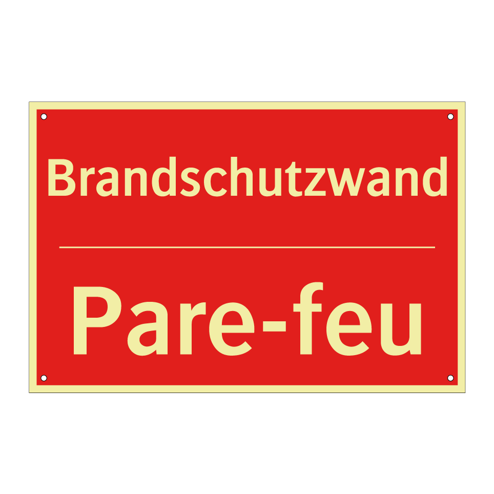 Brandschutzwand - Pare-feu