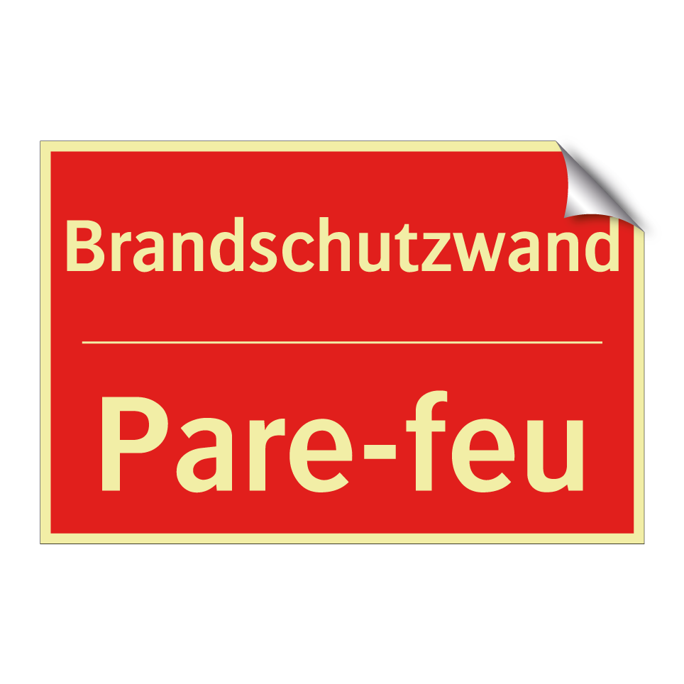 Brandschutzwand - Pare-feu