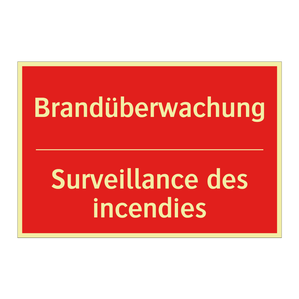 Brandüberwachung - Surveillance des incendies
