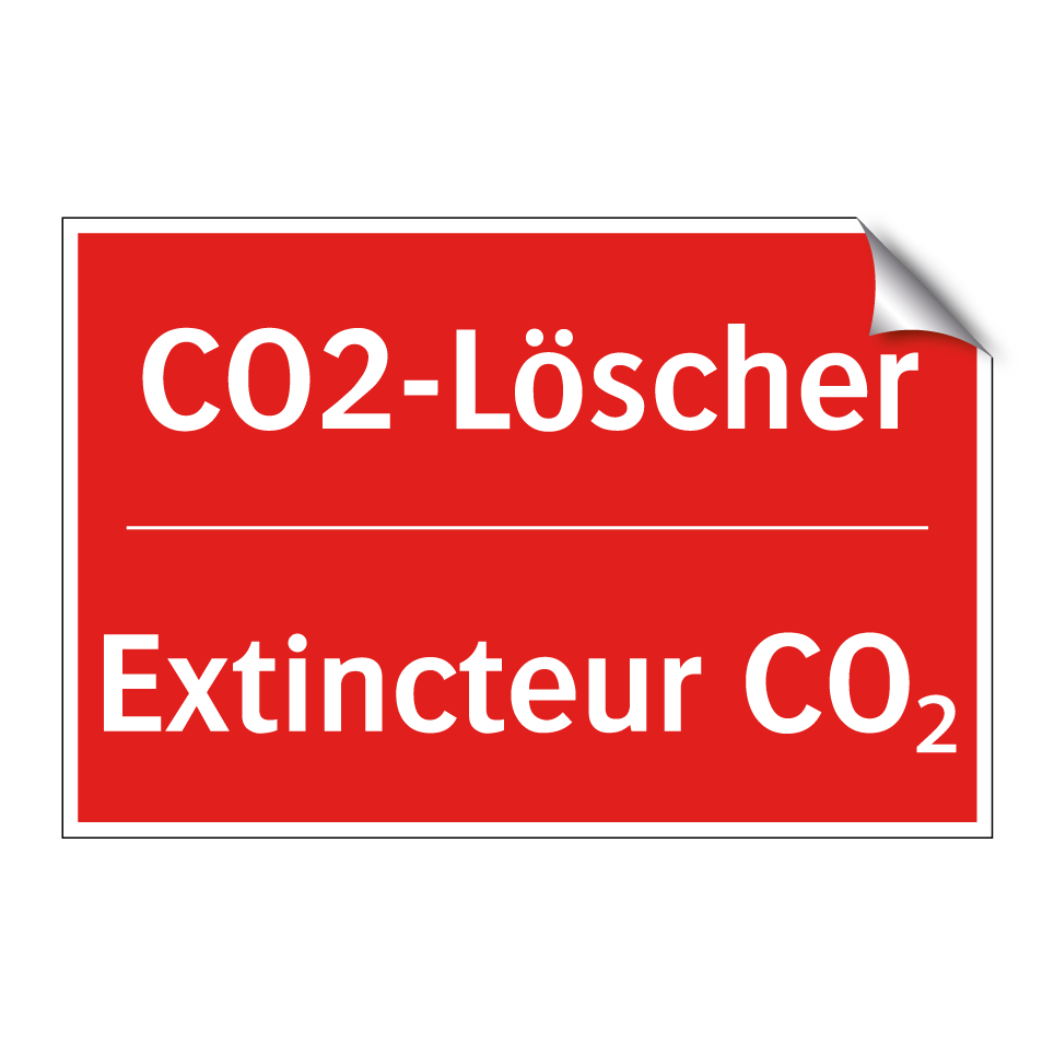 CO2-Löscher - Extincteur CO₂