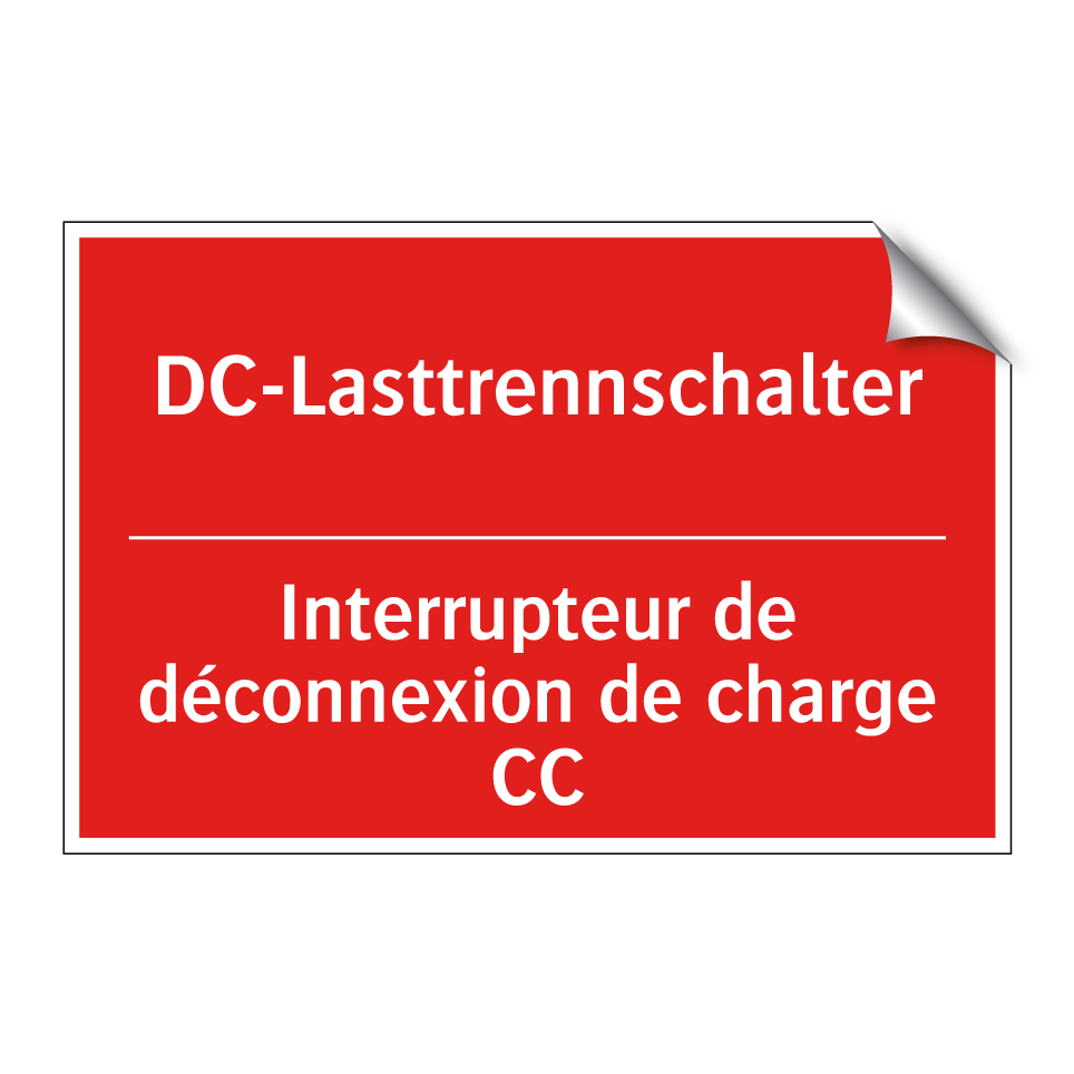 DC-Lasttrennschalter - Interrupteur de déconnexion de /.../