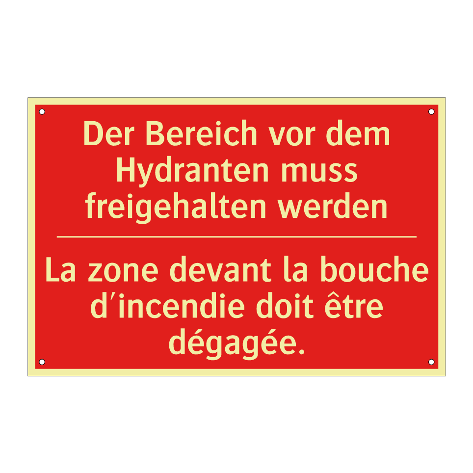 Der Bereich vor dem Hydranten /.../ - La zone devant la bouche d'incendie /.../