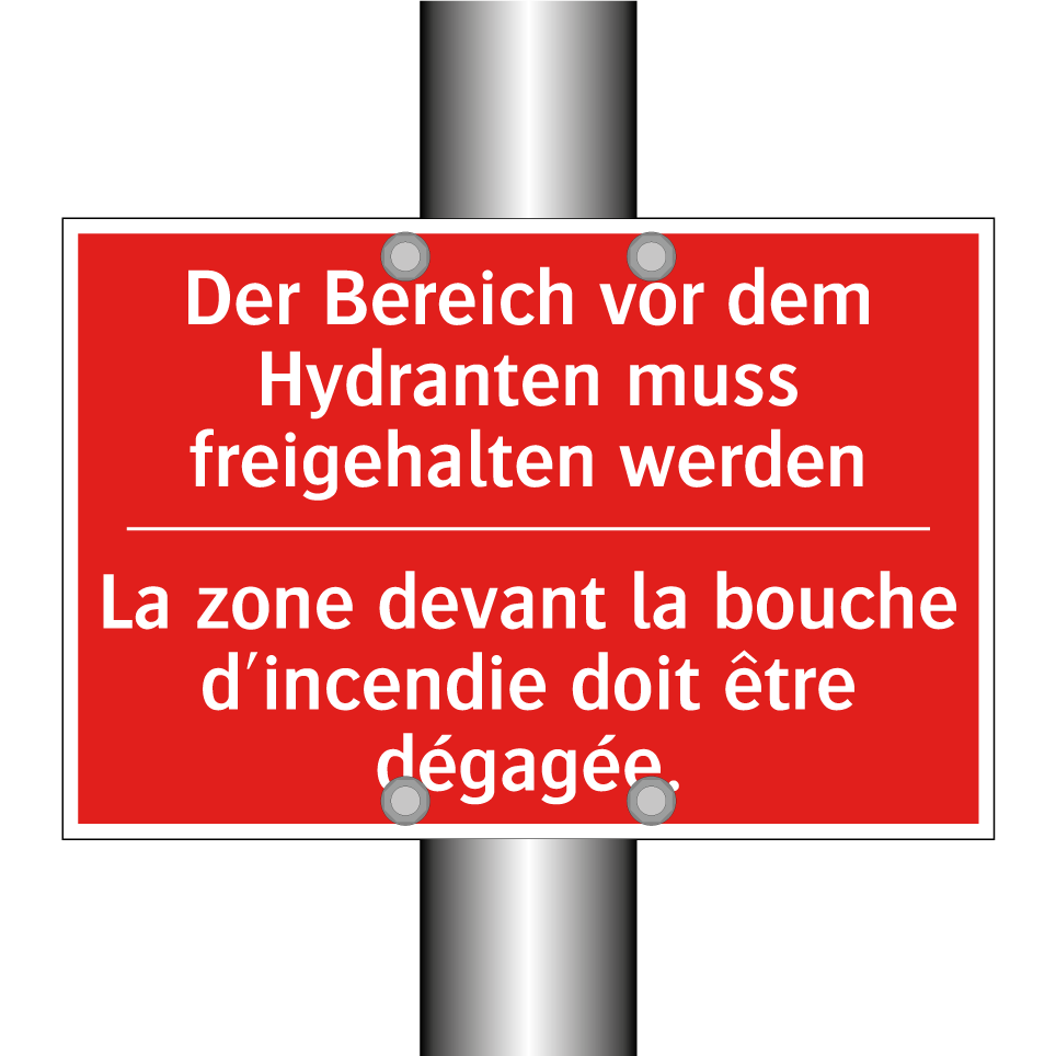 Der Bereich vor dem Hydranten /.../ - La zone devant la bouche d'incendie /.../