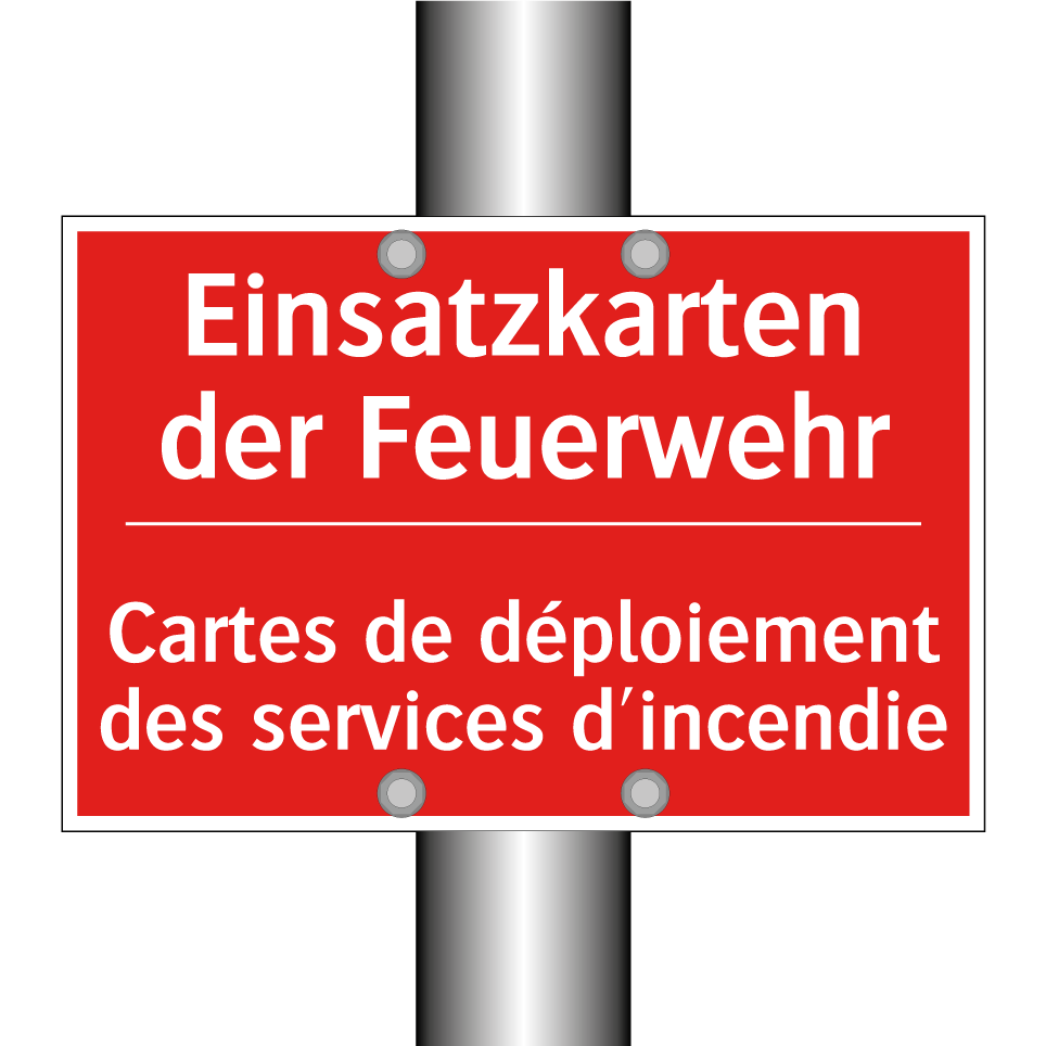 Einsatzkarten der Feuerwehr - Cartes de déploiement des services /.../