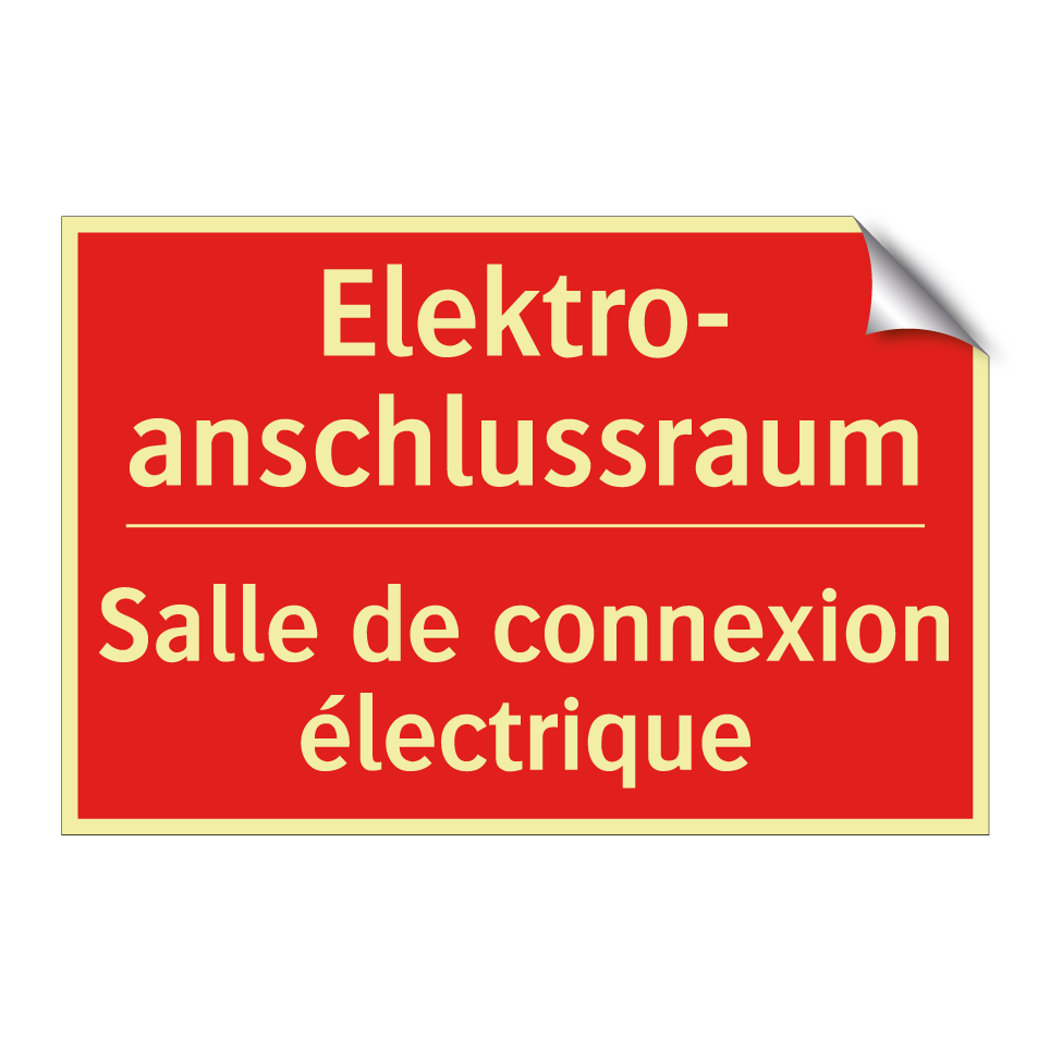 Elektro- anschlußraum - Salle de connexion électrique