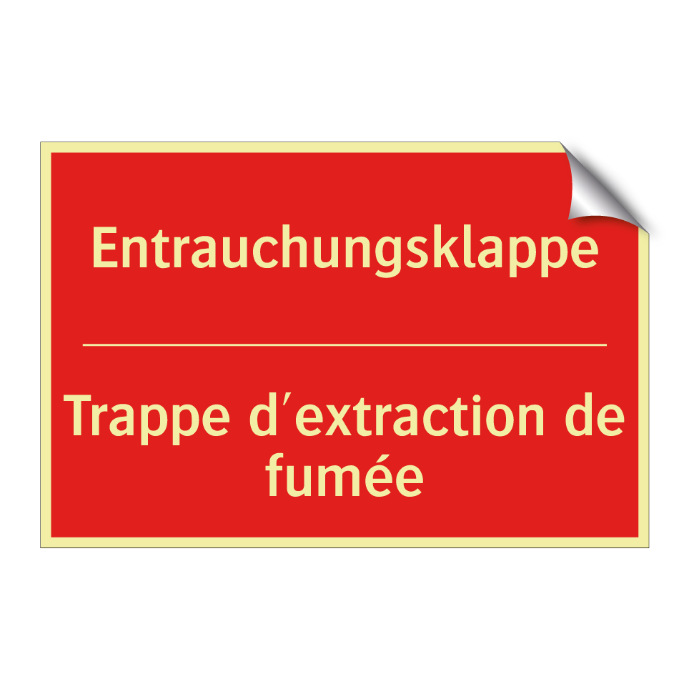 Entrauchungsklappe - Trappe d'extraction de fumée