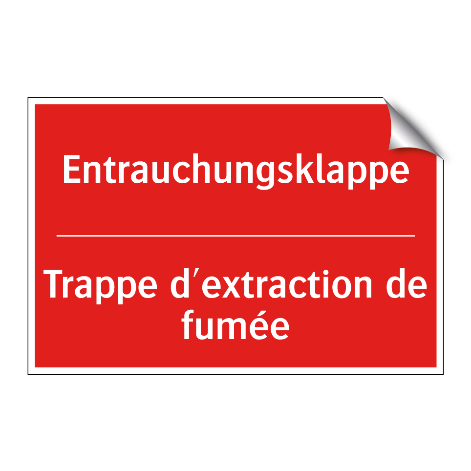 Entrauchungsklappe - Trappe d'extraction de fumée