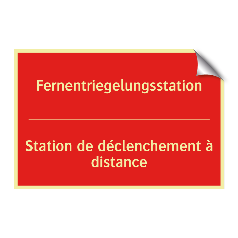 Fernentriegelungsstation - Station de déclenchement à distance /.../