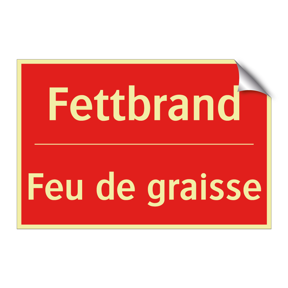 Fettbrand - Feu de graisse