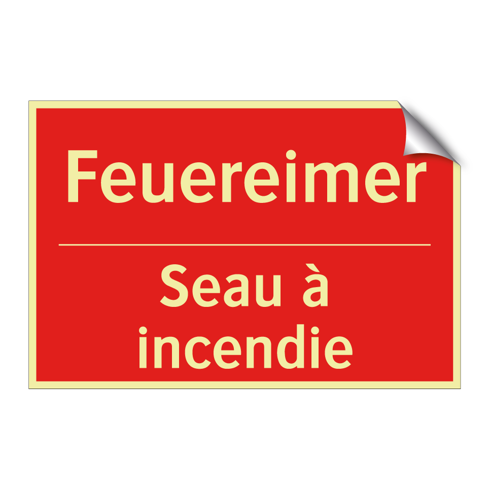 Feuereimer - Seau à incendie