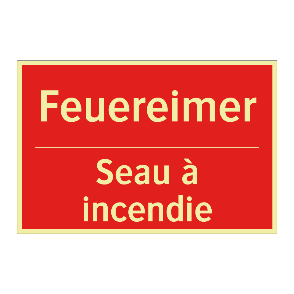 Feuereimer - Seau à incendie