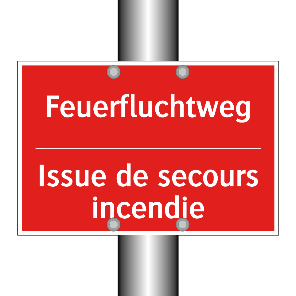 Feuerfluchtweg - Issue de secours incendie
