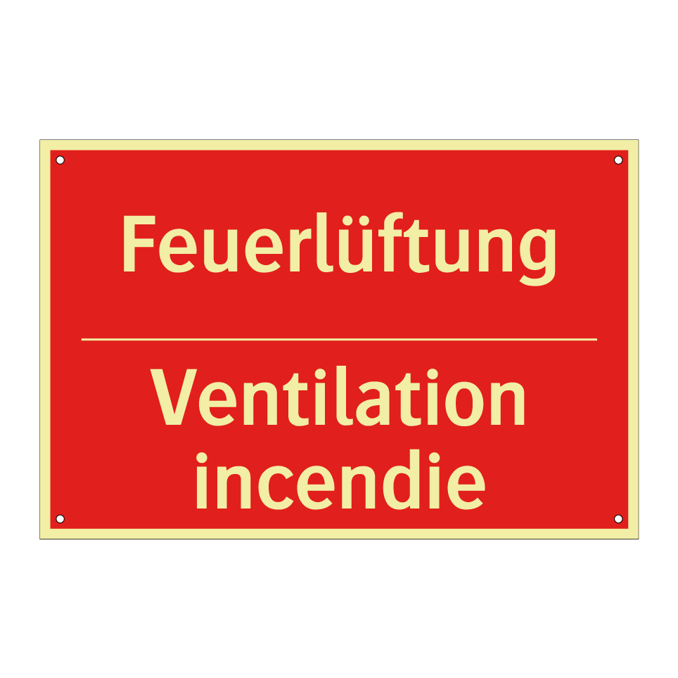 Feuerlüftung - Ventilation incendie