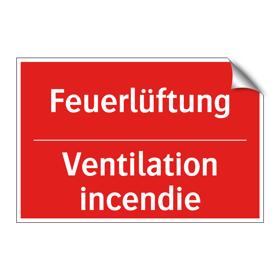 Feuerlüftung - Ventilation incendie