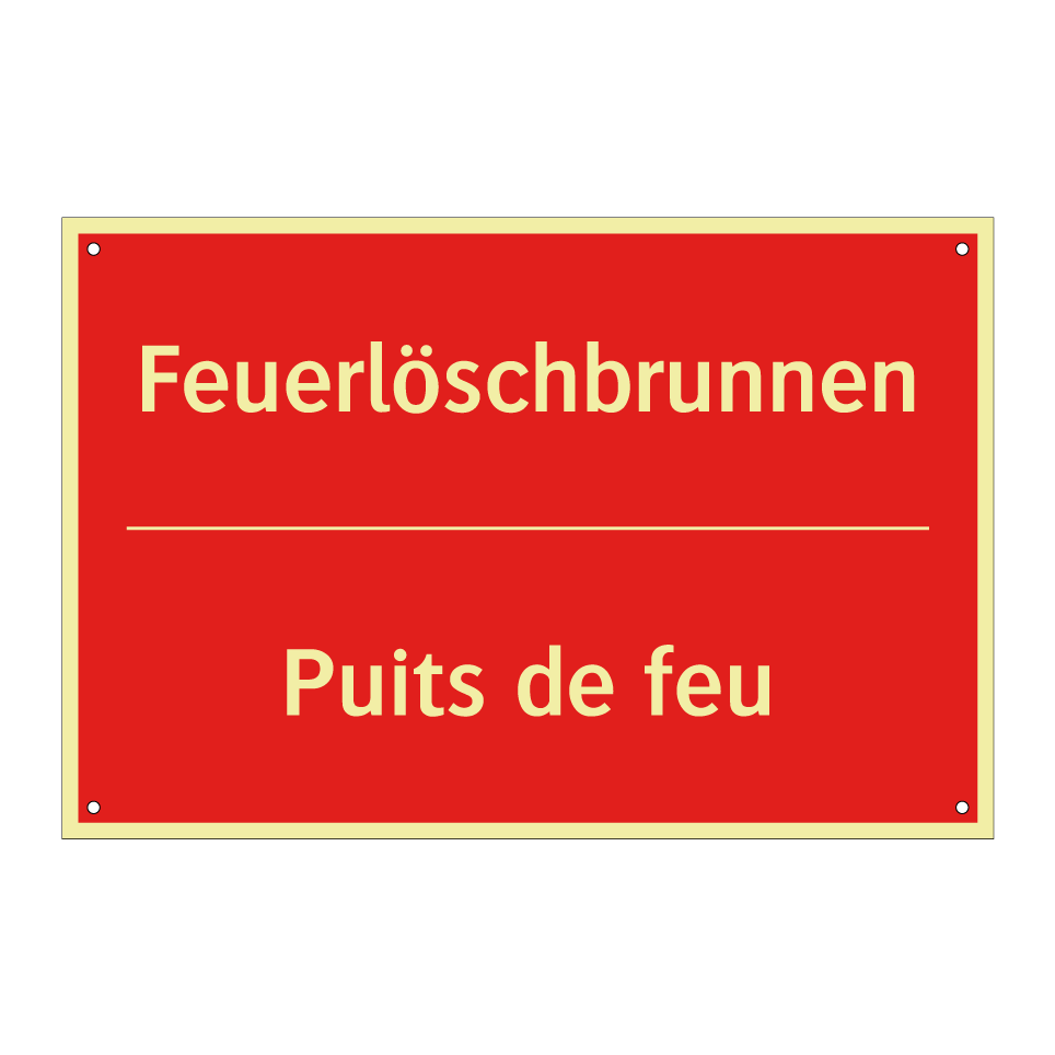 Feuerlöschbrunnen - Puits de feu