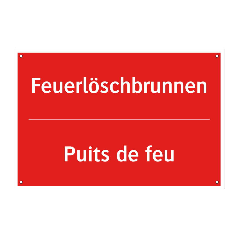 Feuerlöschbrunnen - Puits de feu