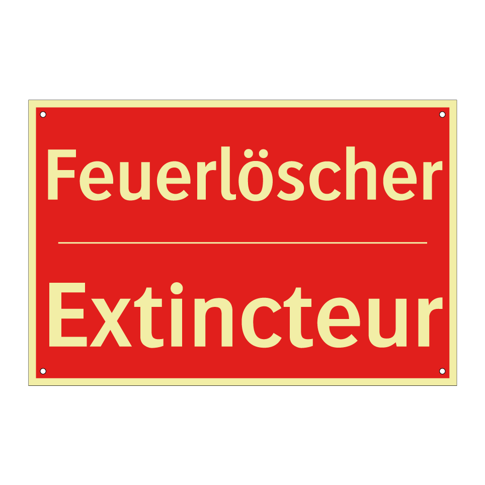 Feuerlöscher - Extincteur