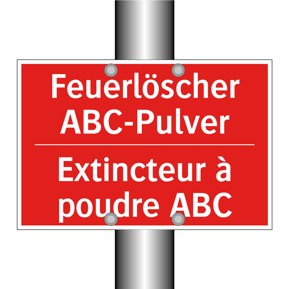 Feuerlöscher ABC-Pulver - Extincteur à poudre ABC
