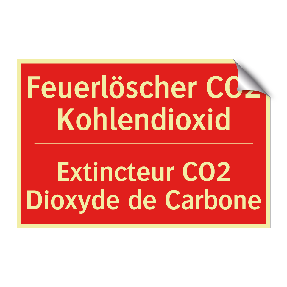 Feuerlöscher CO2 Kohlendioxid - Extincteur CO2 Dioxyde de Carbone /.../