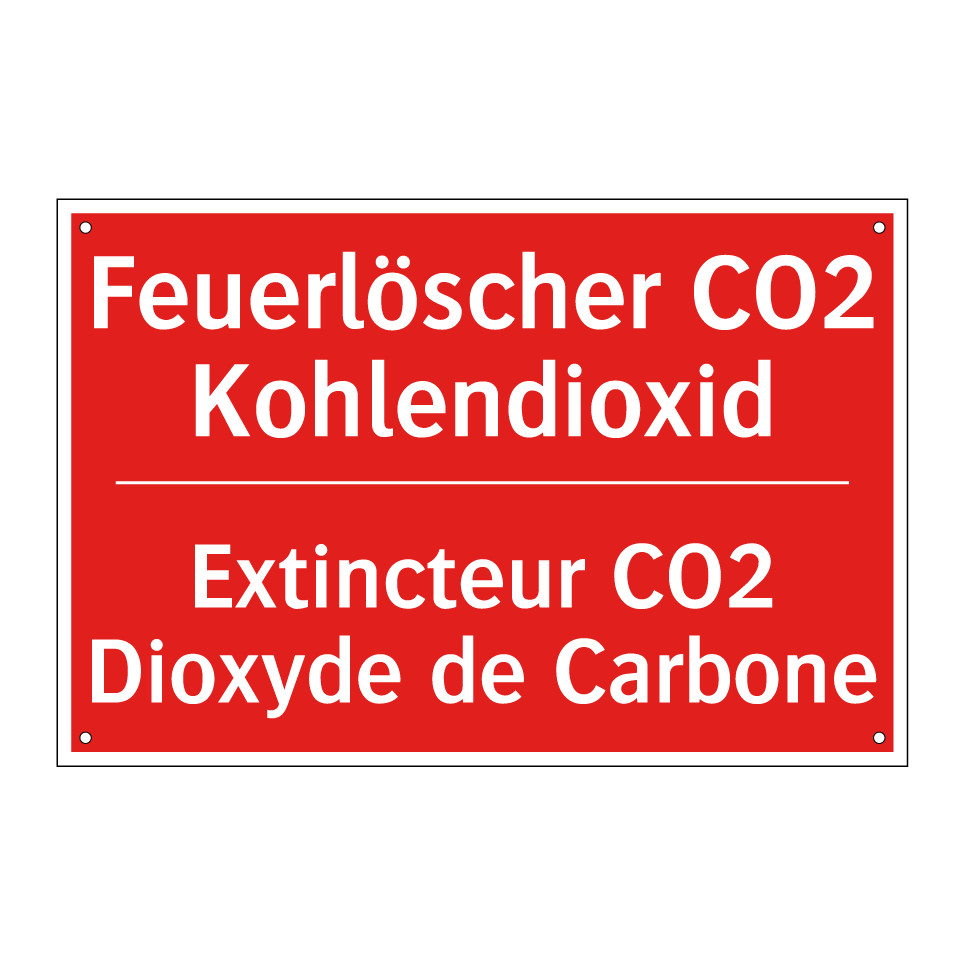 Feuerlöscher CO2 Kohlendioxid - Extincteur CO2 Dioxyde de Carbone /.../