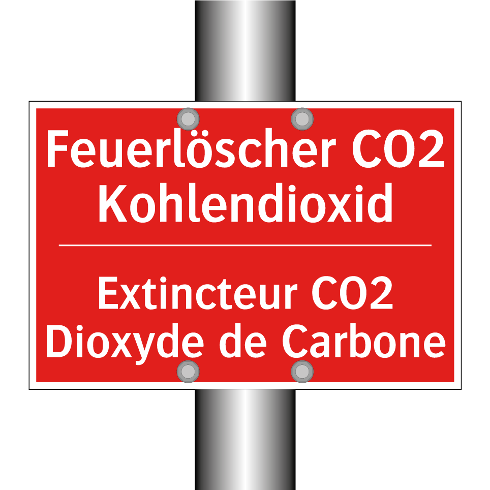 Feuerlöscher CO2 Kohlendioxid - Extincteur CO2 Dioxyde de Carbone /.../