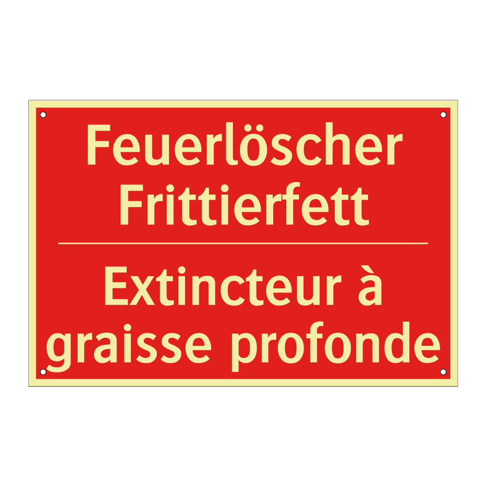Feuerlöscher Frittierfett - Extincteur à graisse profonde