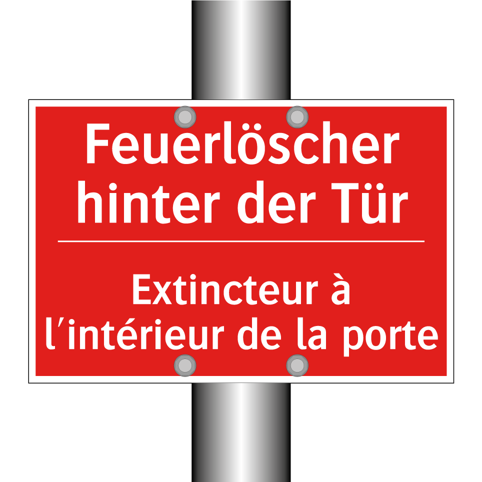 Feuerlöscher hinter der Tür - Extincteur à l'intérieur de la /.../