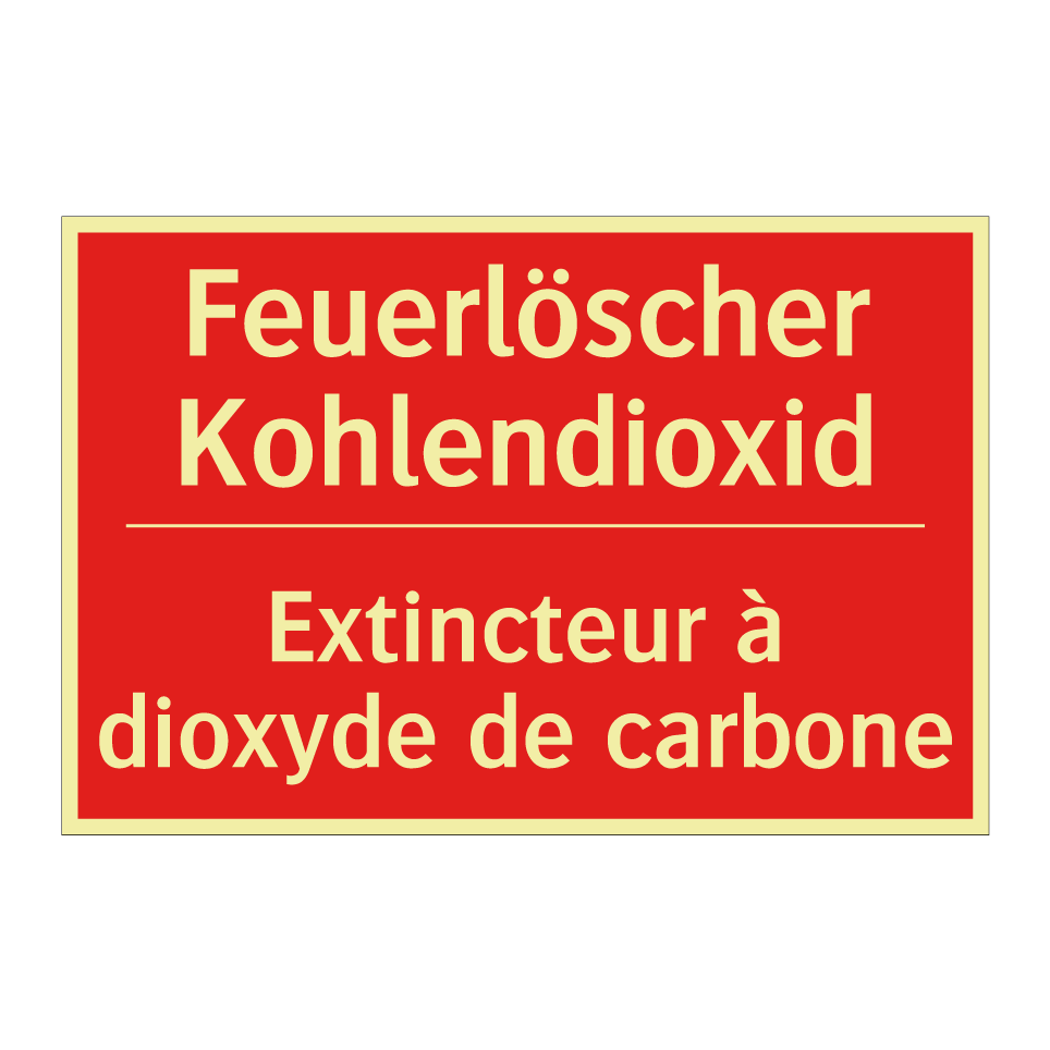 Feuerlöscher Kohlendioxid - Extincteur à dioxyde de carbone /.../