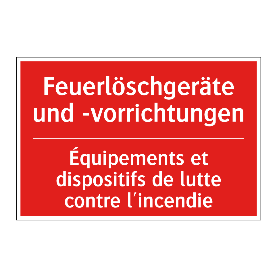 Feuerlöschgeräte und -vorrichtungen /.../ - Équipements et dispositifs de /.../