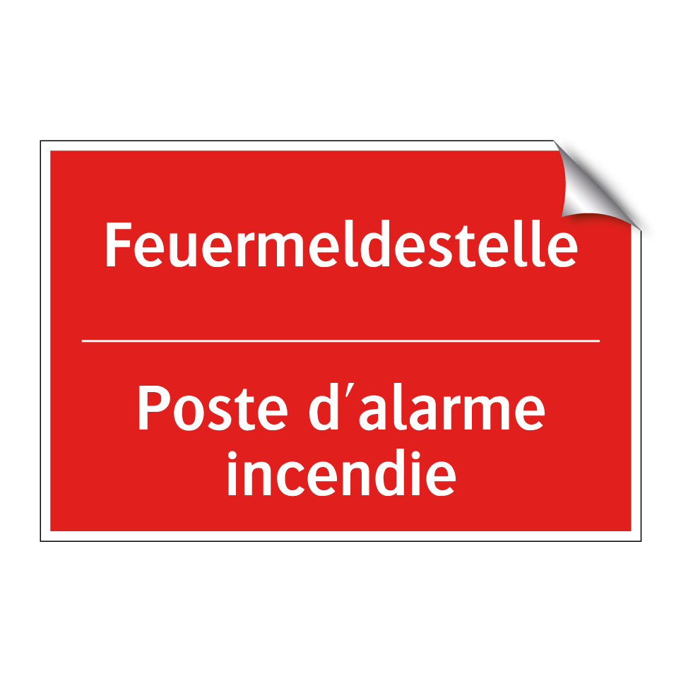 Feuermeldestelle - Poste d'alarme incendie
