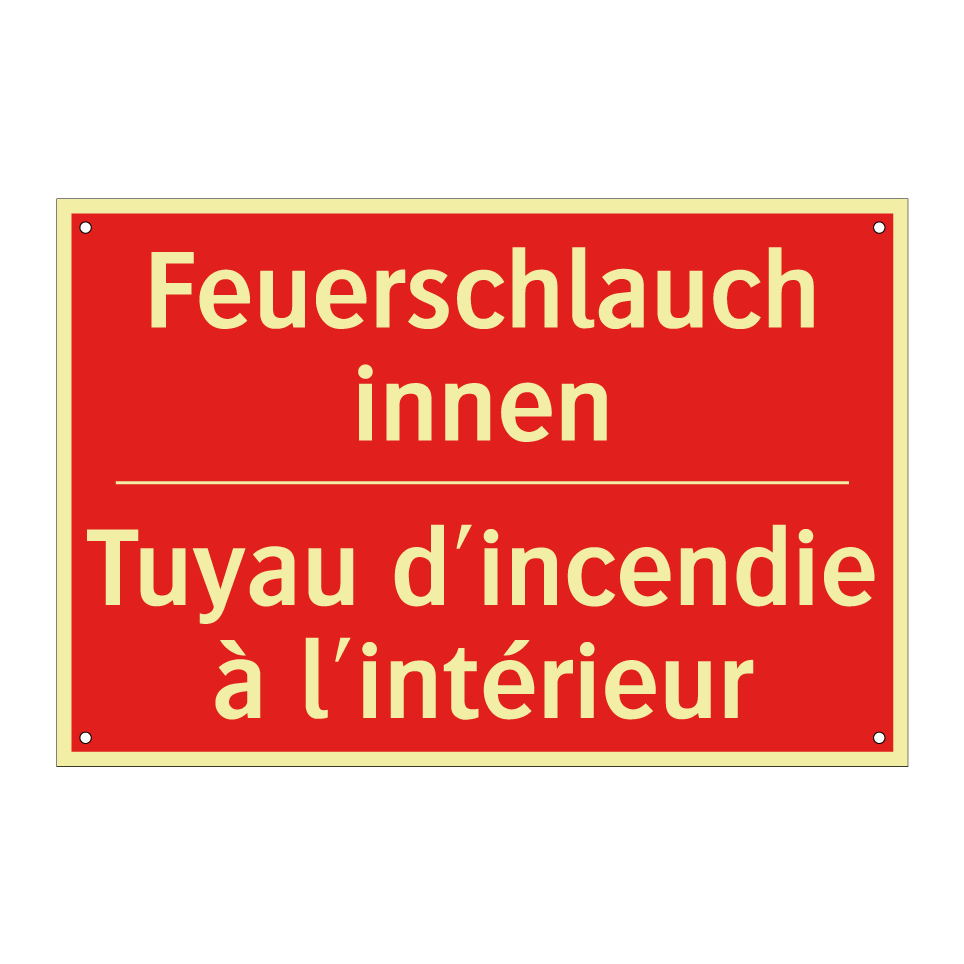Feuerschlauch innen - Tuyau d'incendie à l'intérieur