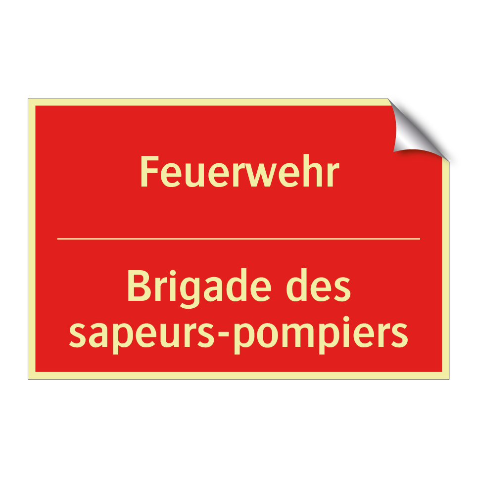 Feuerwehr - Brigade des sapeurs-pompiers