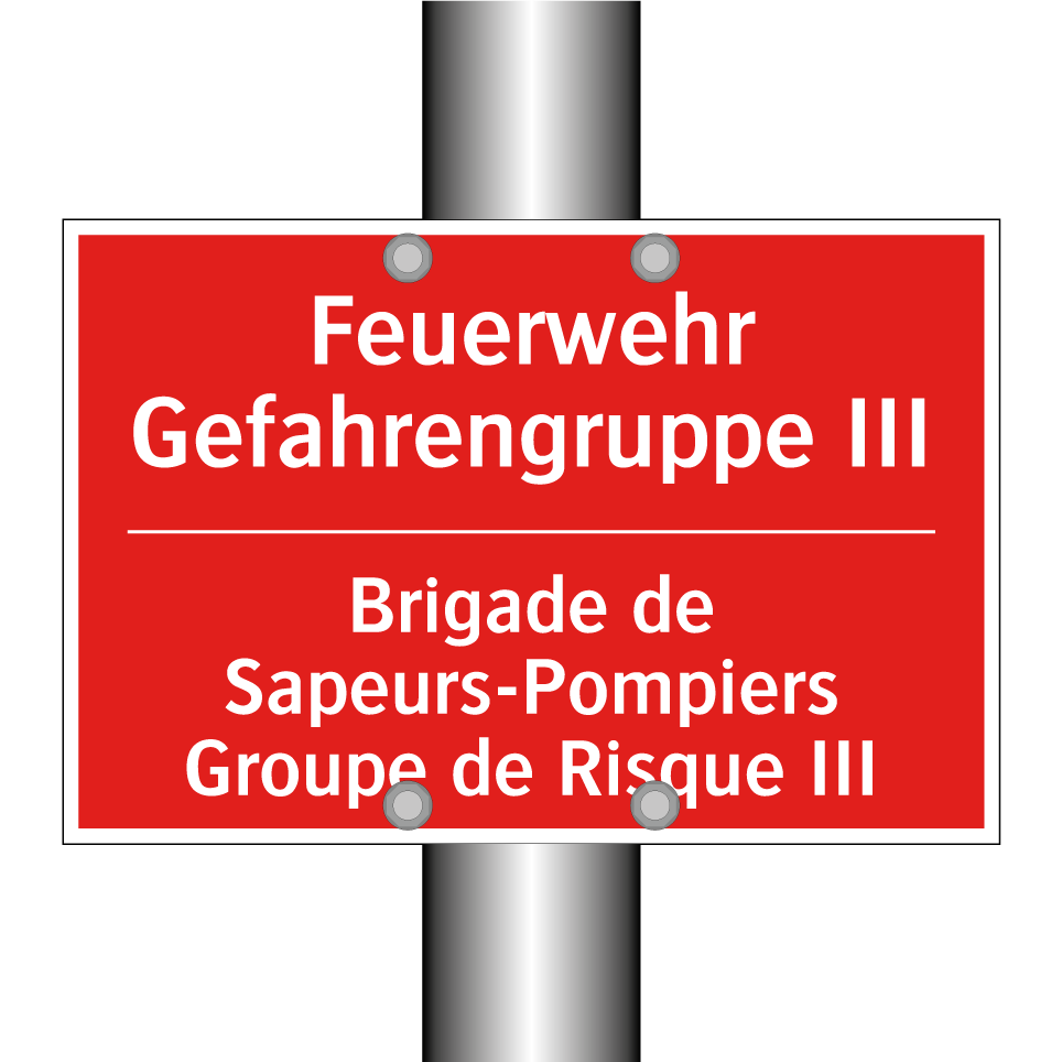 Feuerwehr Gefahrengruppe III - Brigade de Sapeurs-Pompiers Groupe /.../