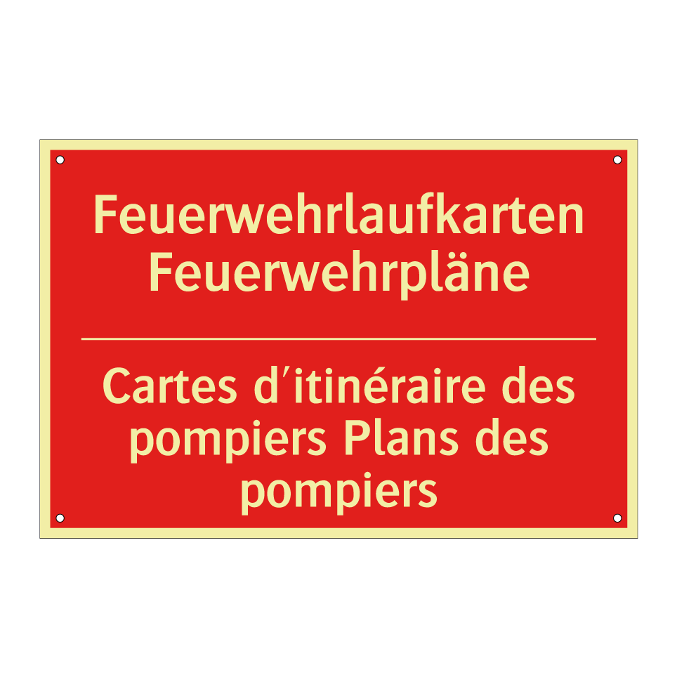 Feuerwehrlaufkarten Feuerwehrpläne /.../ - Cartes d'itinéraire des pompiers /.../