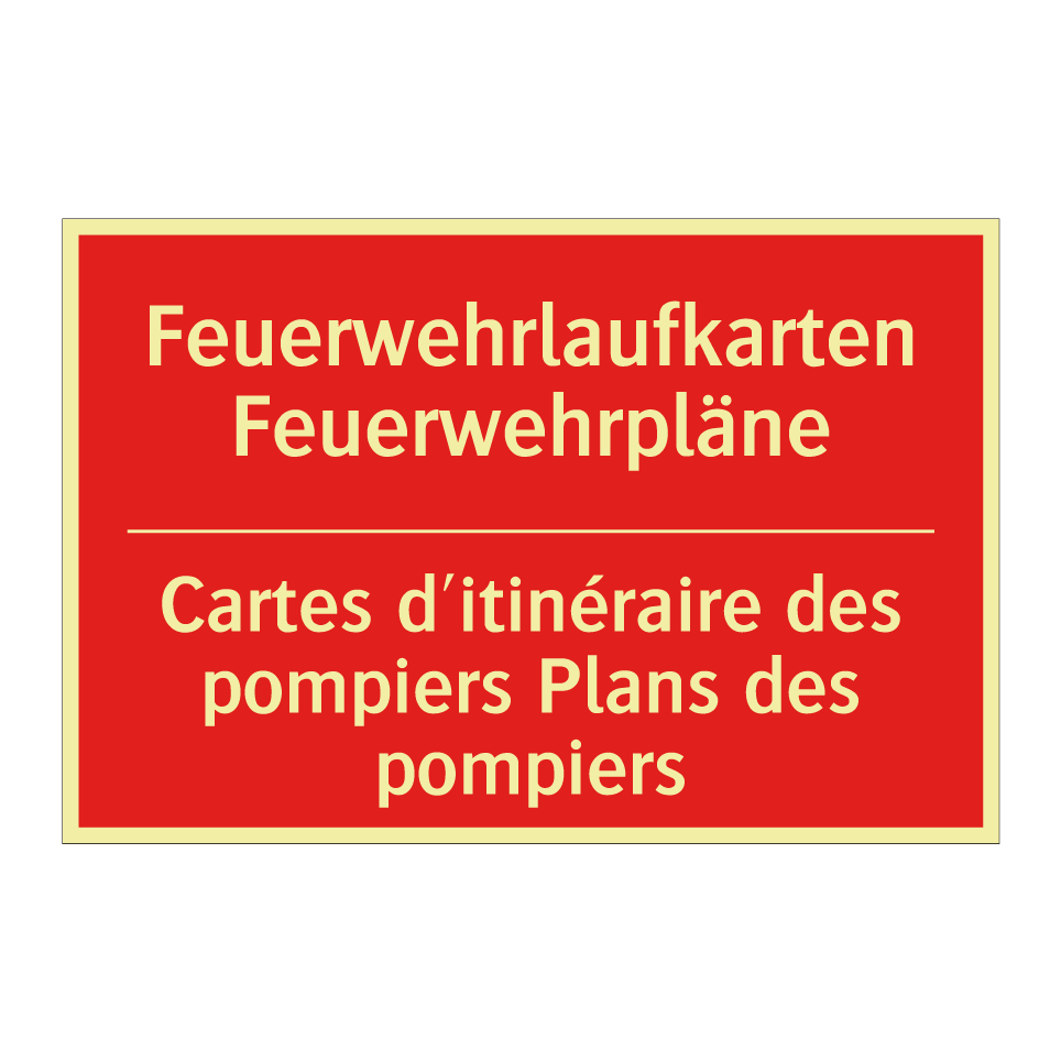Feuerwehrlaufkarten Feuerwehrpläne /.../ - Cartes d'itinéraire des pompiers /.../