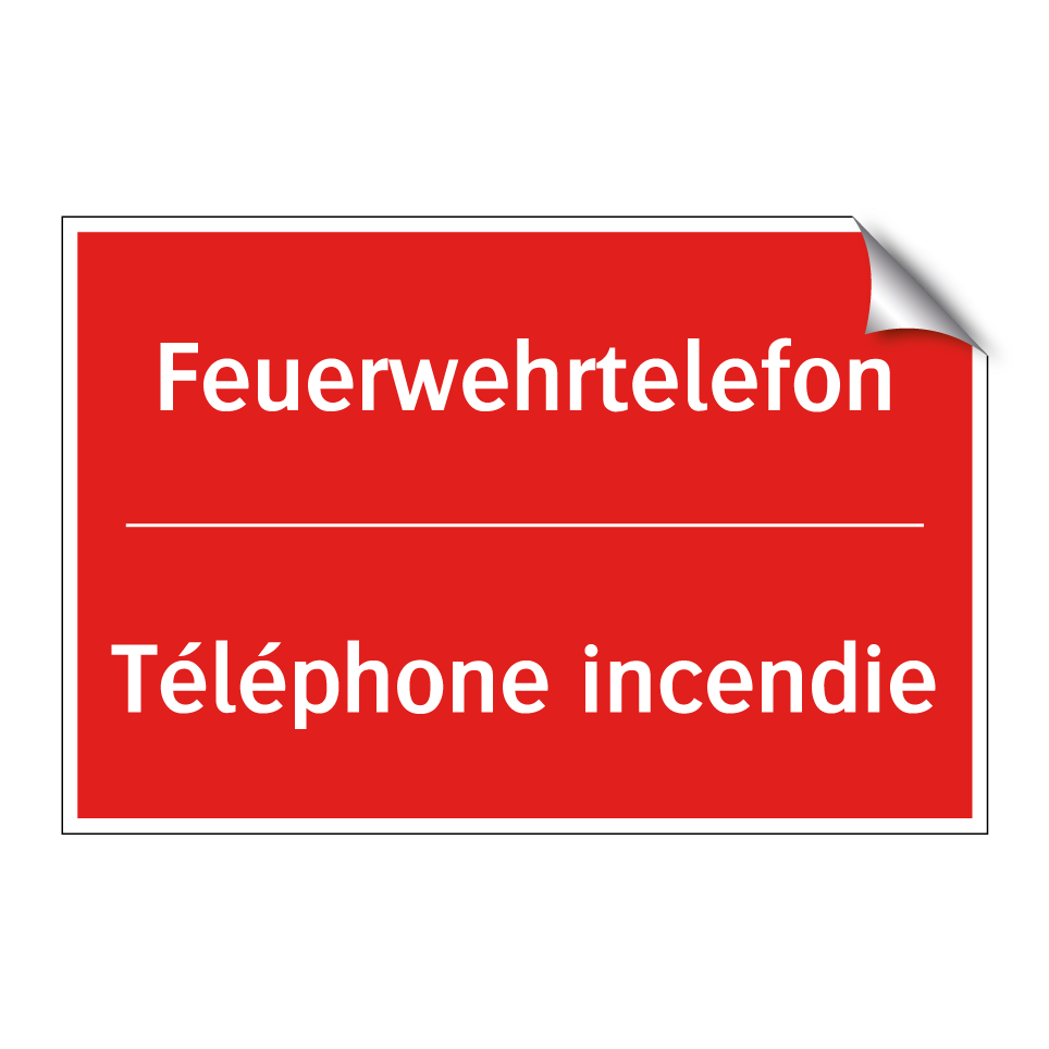 Feuerwehrtelefon - Téléphone incendie