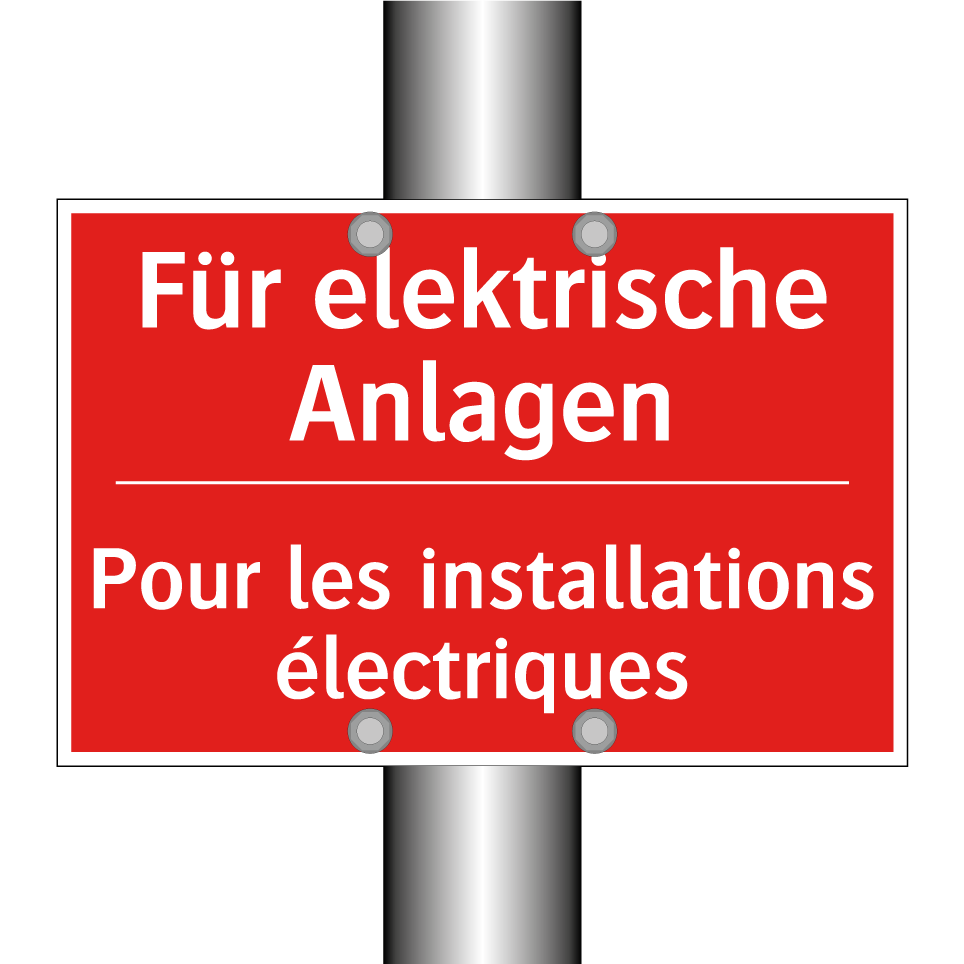Für elektrische Anlagen - Pour les installations électriques /.../