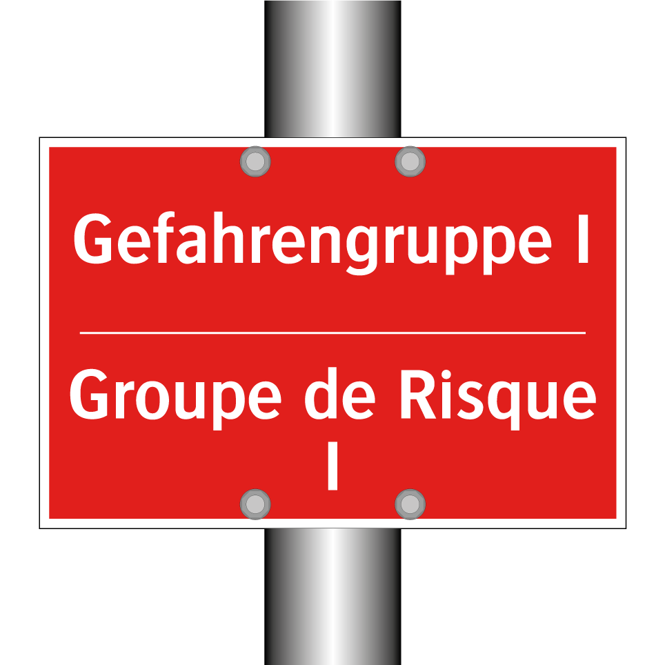 Gefahrengruppe I - Groupe de Risque I