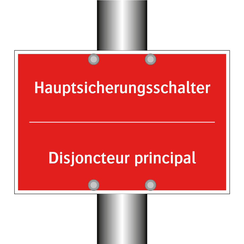 Hauptsicherungsschalter - Disjoncteur principal