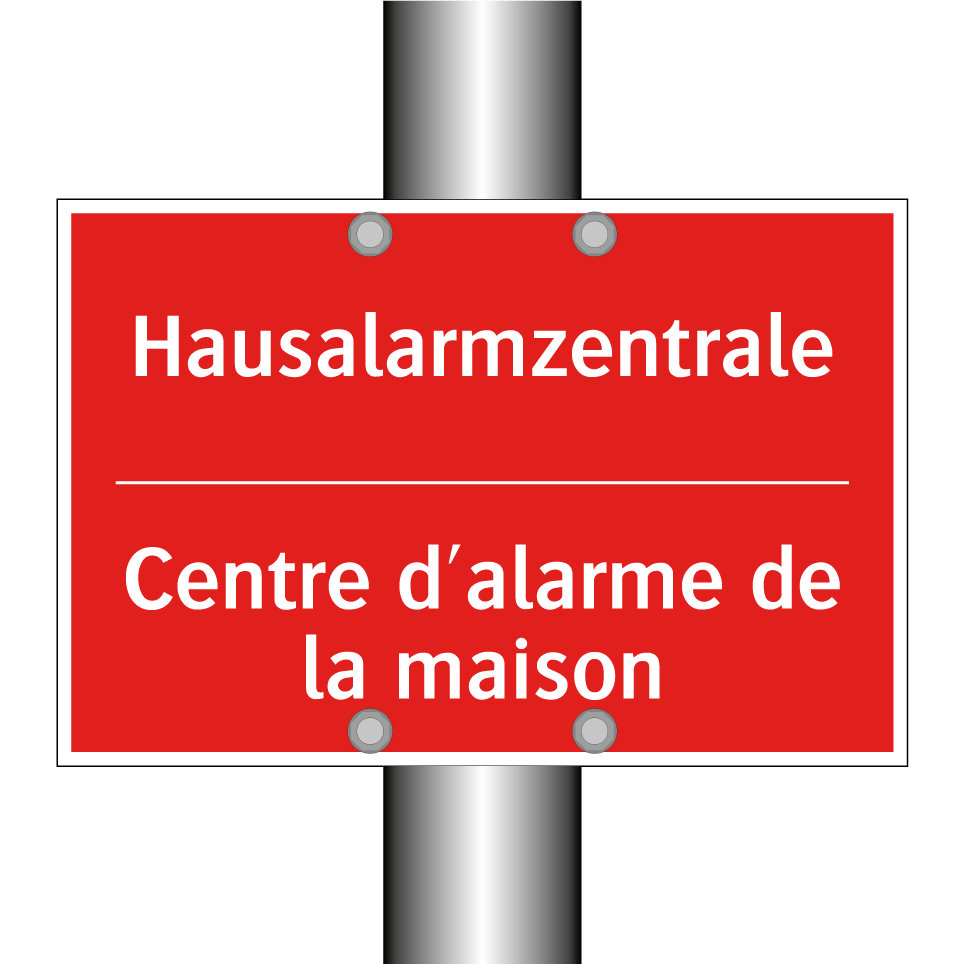 Hausalarmzentrale - Centre d'alarme de la maison