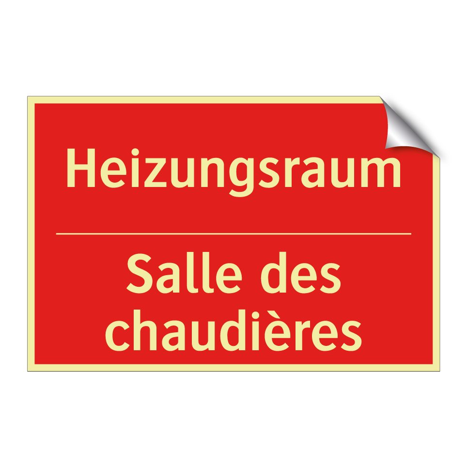 Heizungsraum - Salle des chaudières