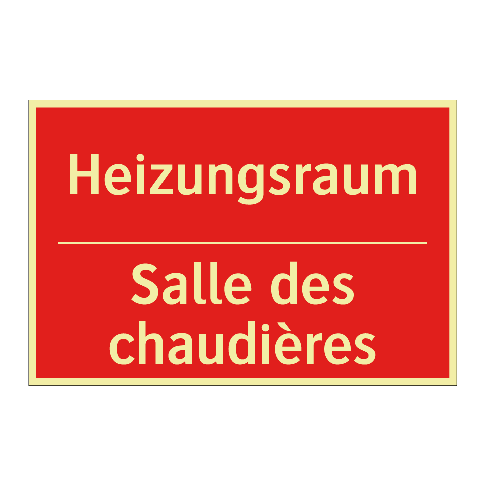 Heizungsraum - Salle des chaudières