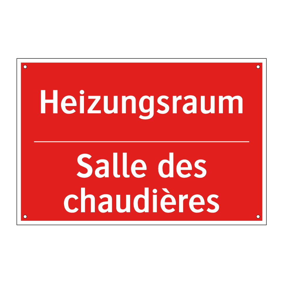 Heizungsraum - Salle des chaudières