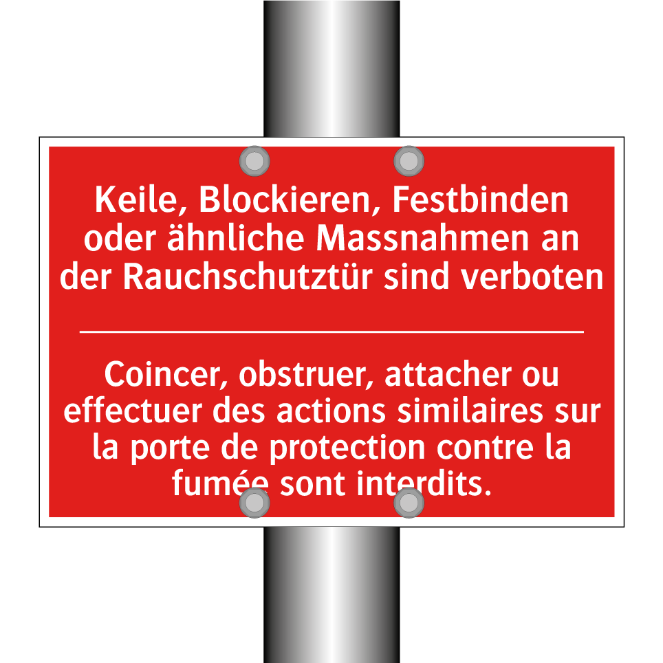 Keile, Blockieren, Festbinden /.../ - Coincer, obstruer, attacher ou /.../