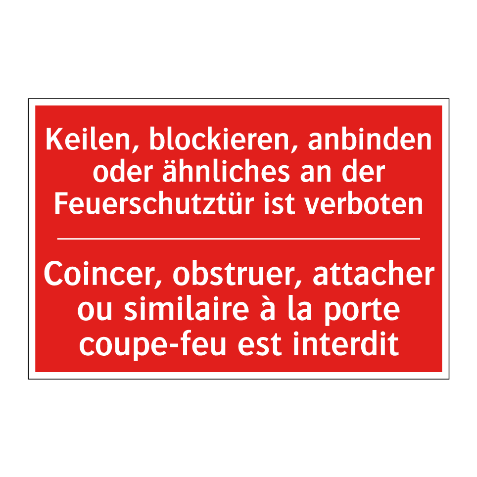 Keilen, blockieren, anbinden oder /.../ - Coincer, obstruer, attacher ou /.../
