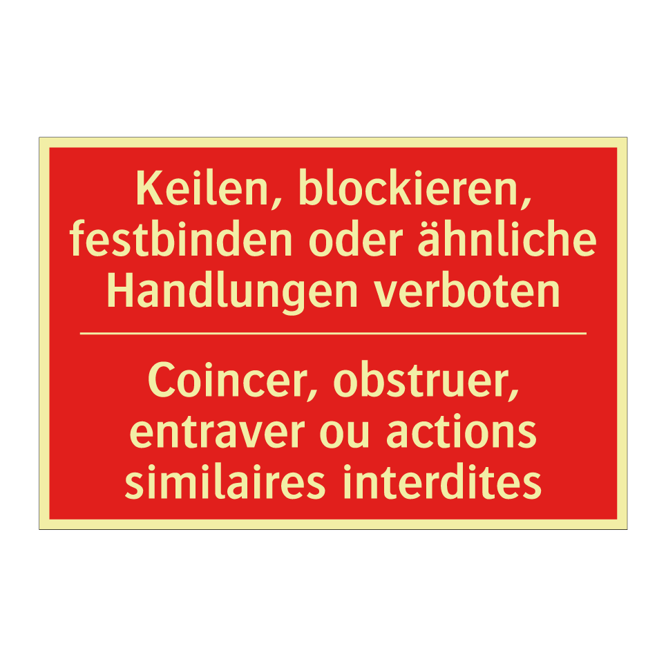 Keilen, blockieren, festbinden /.../ - Coincer, obstruer, entraver ou /.../